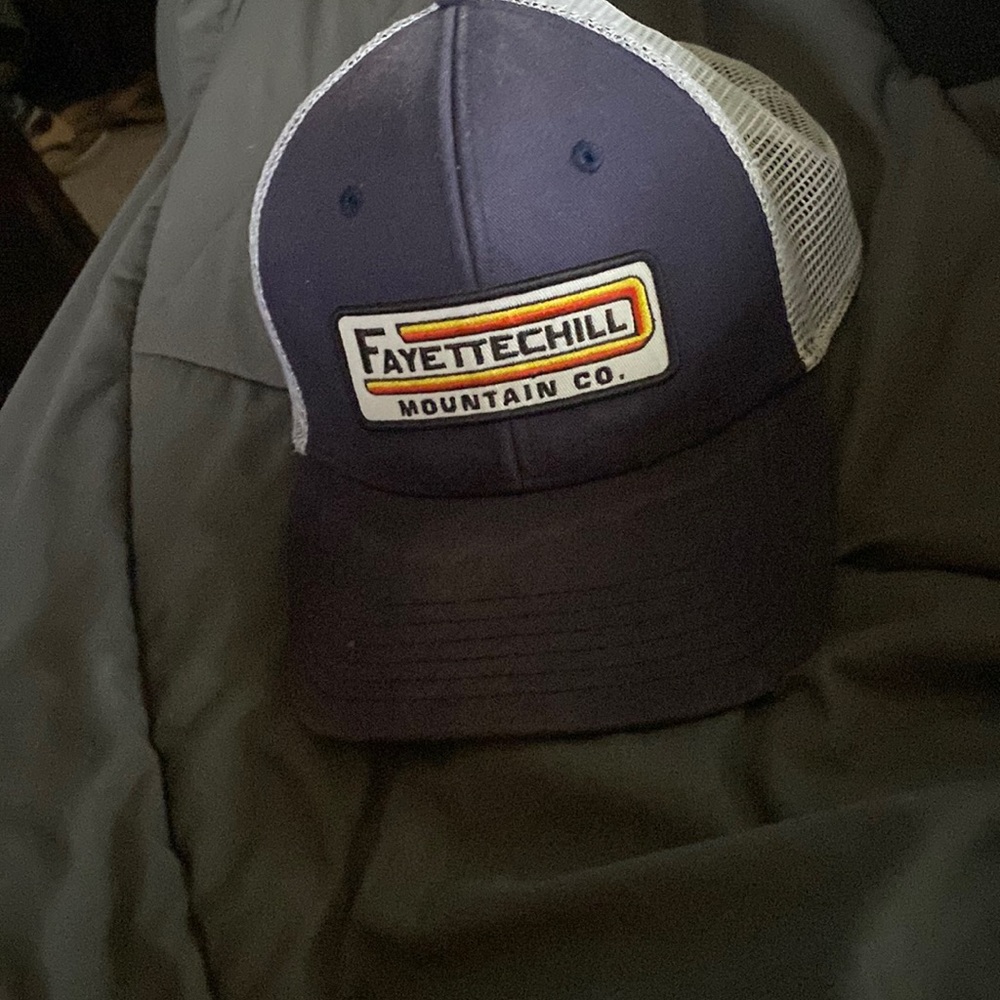 used blue hat